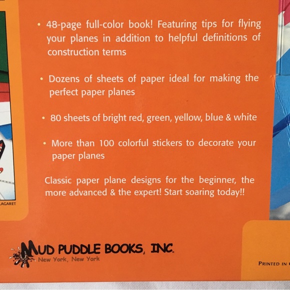 Paper Planes BOOK AND KIT 48 Page Paperback Paper To Make Airplanes New NIB - Picture 8 of 12